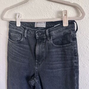 Everlane High Rise Jeans in Deep Blue